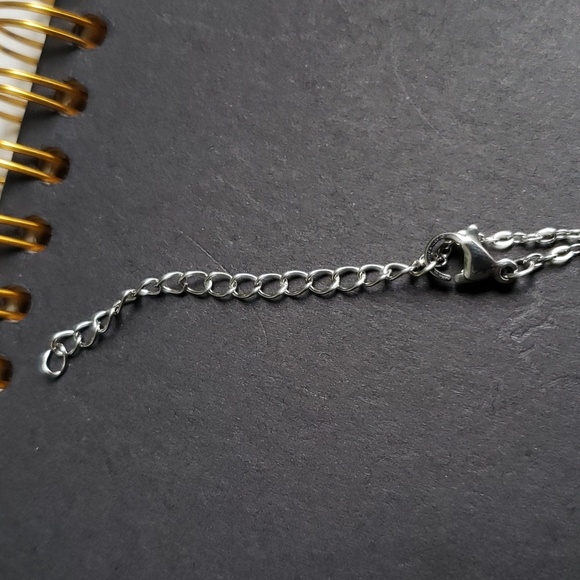 Snake 🐍 Pendant Necklace. Silver Chic Design. NWT - Picture 8 of 9